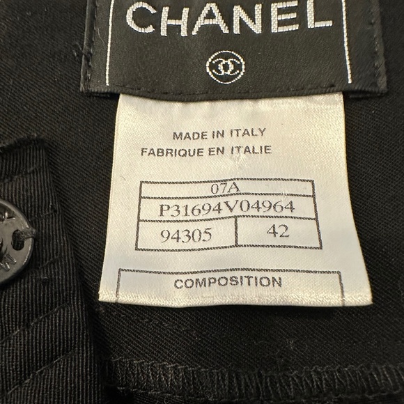 BLACK CHANEL SLACKS - Picture 2 of 6
